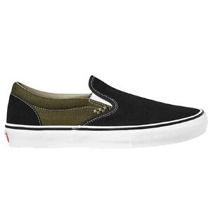 Vans Skate Slip On Black/Olive Green VN0A5CAB1V Men's Shoes Size 7.5 NEW